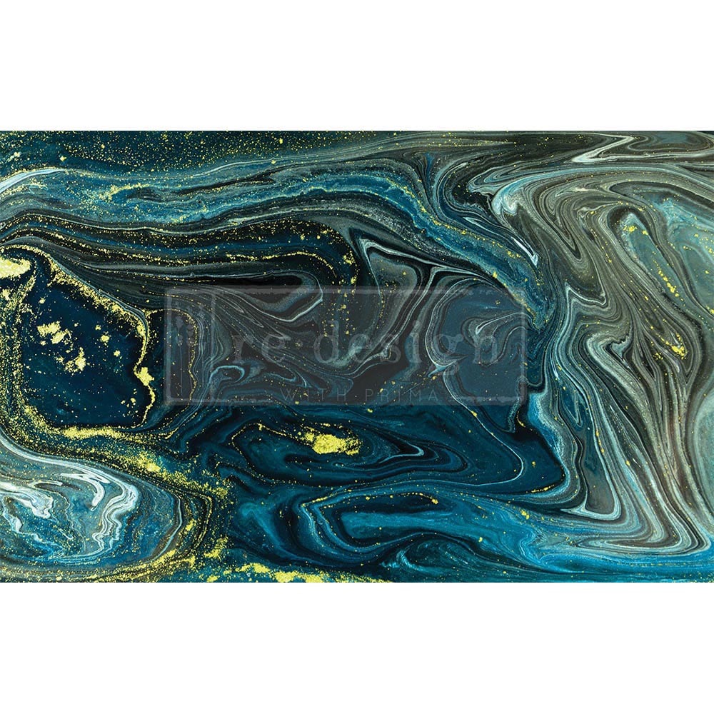 Decoupage Tissue Paper - Nocturnal Marble