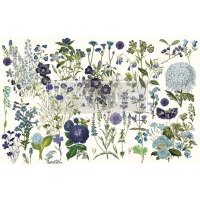 Decoupage Tissue Paper - Blue Meadows