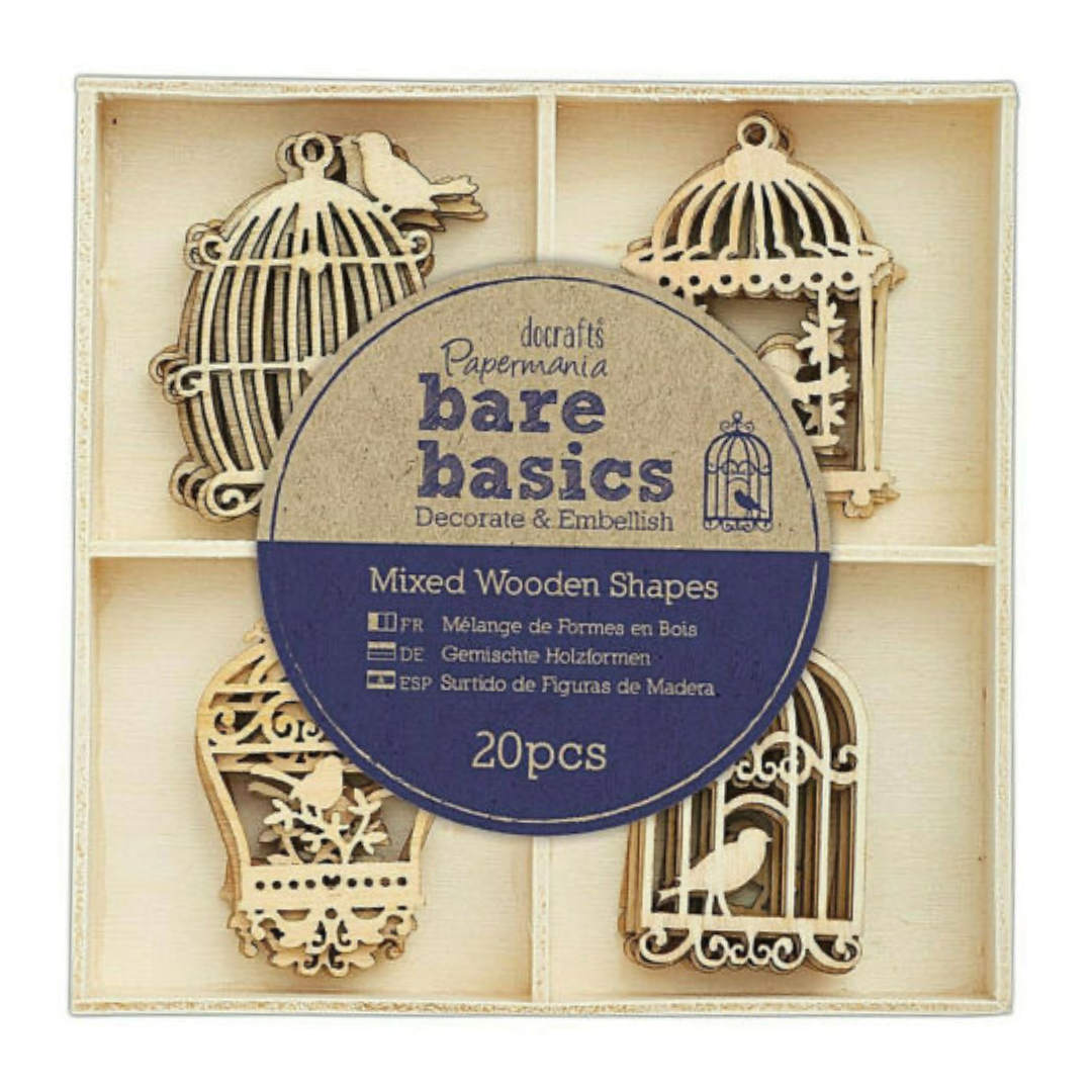 Wooden Shapes - Bird Cages