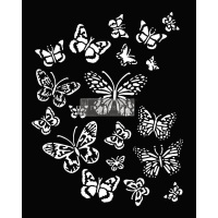 Stencil - Butterfly Love