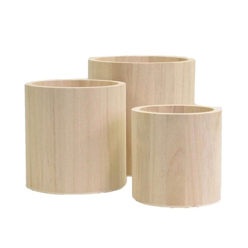 Wooden Storage/Plant Pots