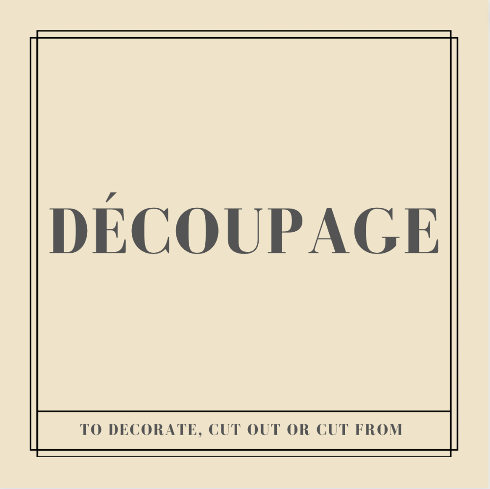 DECOUPAGE PAPERS (ALL)