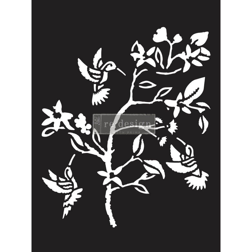 Stencil - Hummingbird