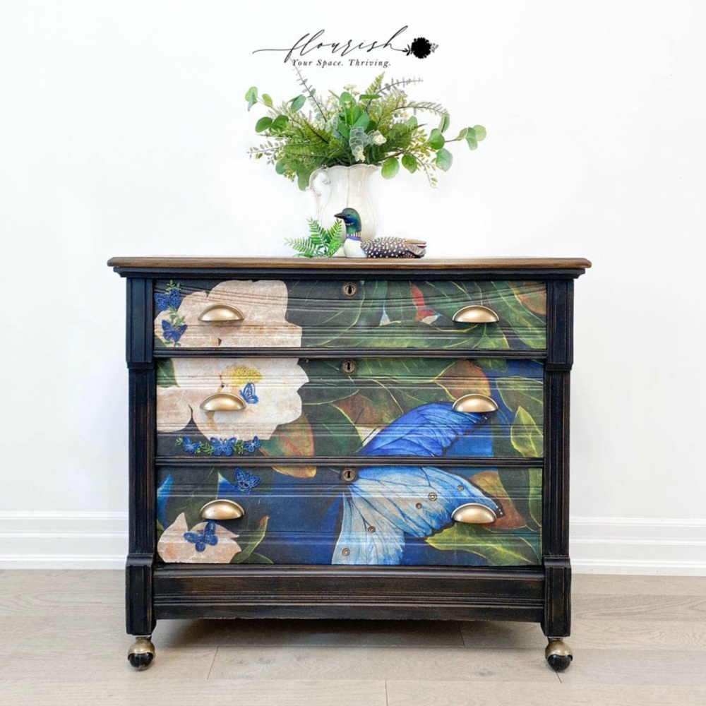 A1 Decoupage Rice Paper - Sapphire Angel