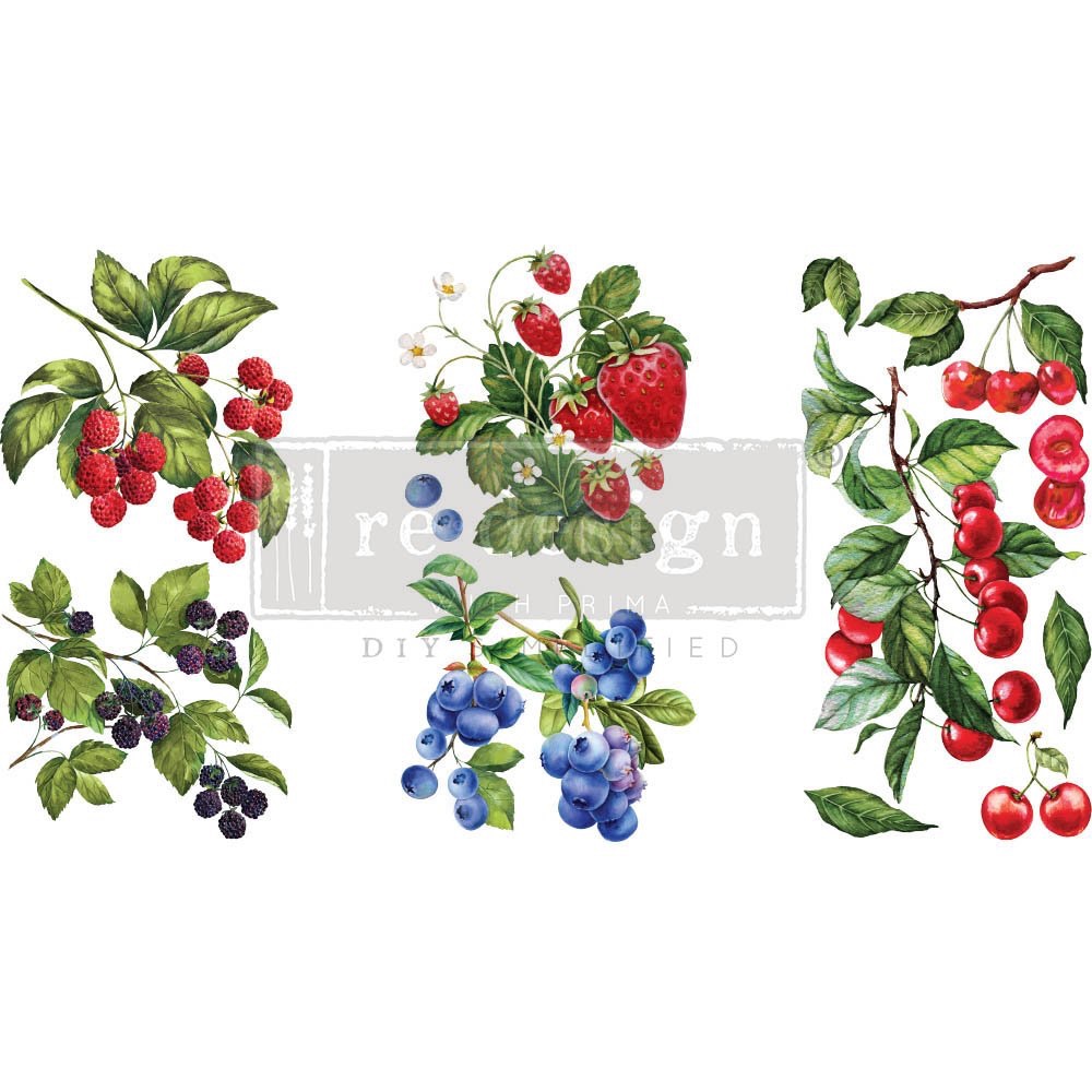 Decor Transfer - Sweet Berries (Small)