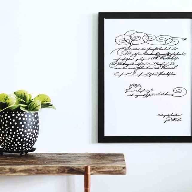 Decor Transfer - Secret Letter (Small)