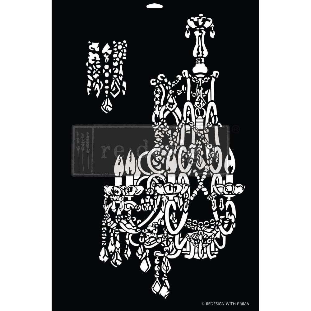 Stencil - Empire Chandelier
