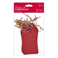 Create Christmas - Red Gift Tags