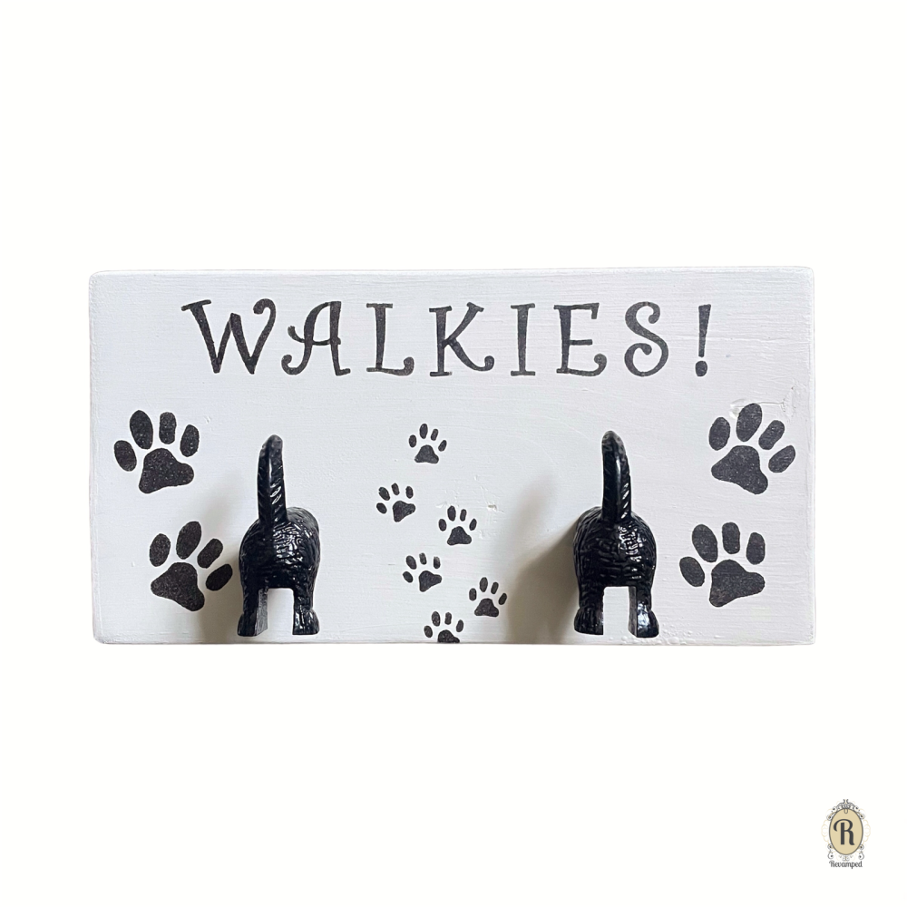Dog Tail Plaque - 2 Hooks