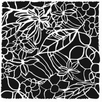 Stencil - Framed Garden