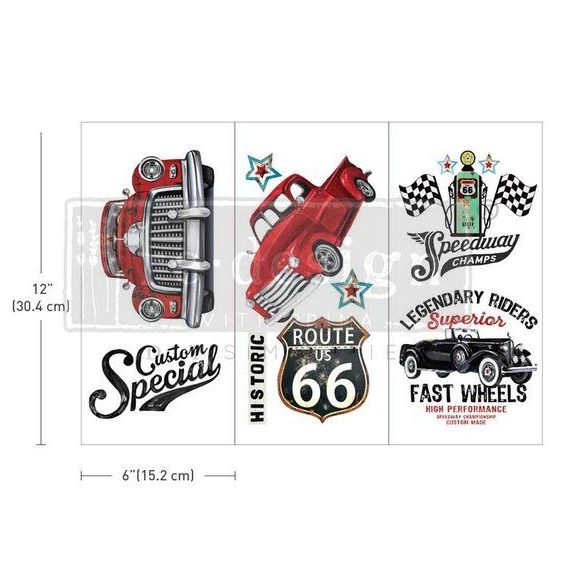 Decor Transfer - Classic Rides (Small)