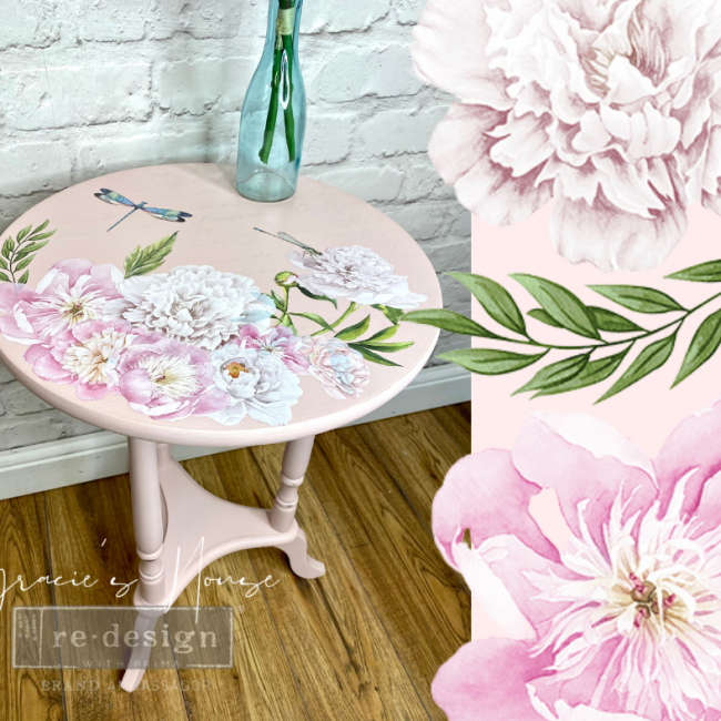 Decor Transfer - Morning Peonies (Small)