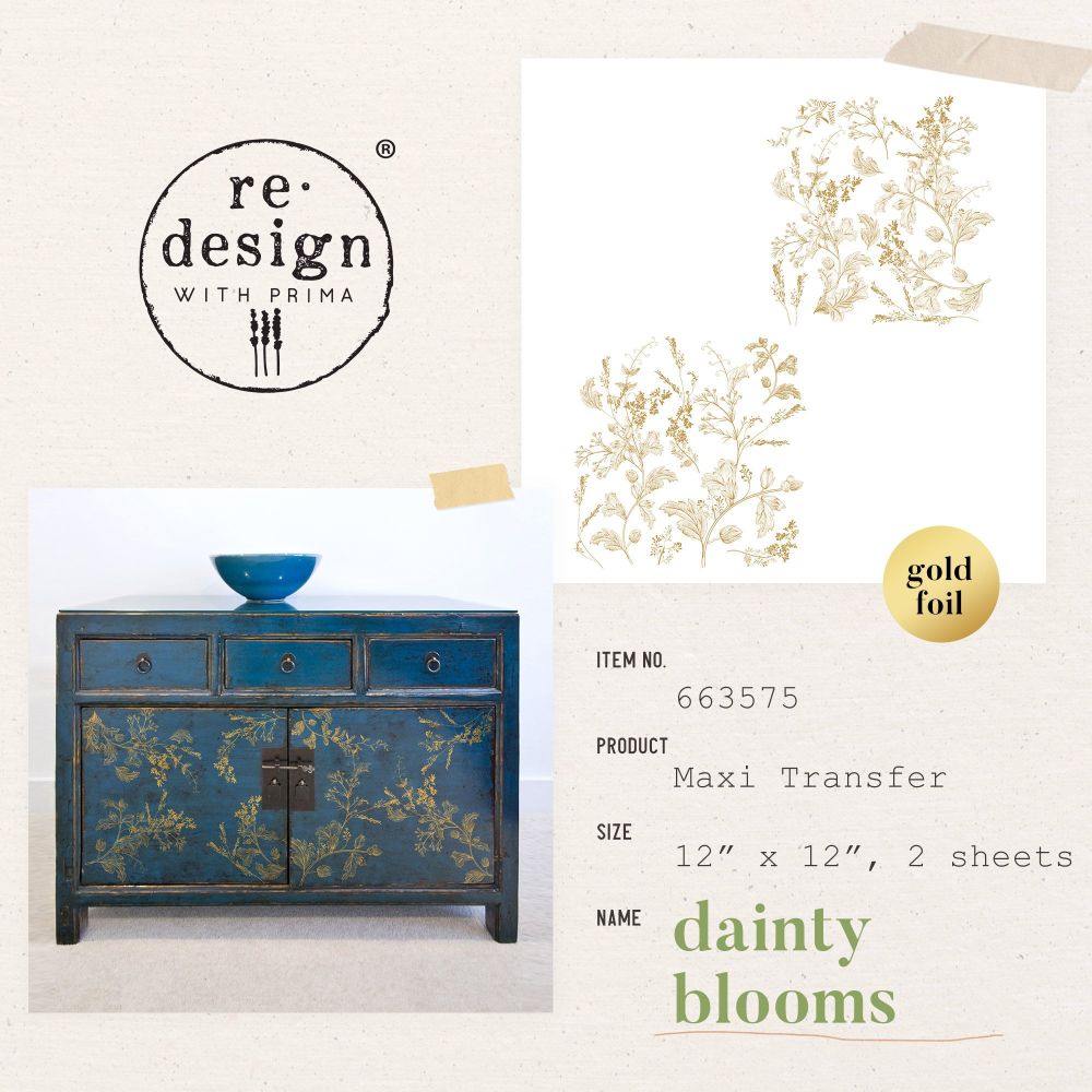 Decor Transfer - Dainty Blooms (Maxi)
