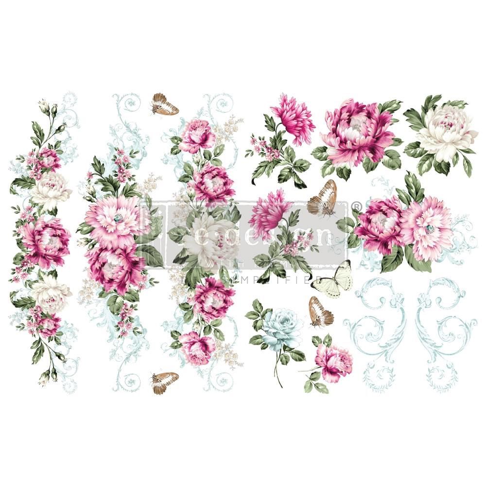 H2O Decor Transfer - Springtime Peonies