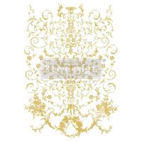 Decor Transfer / Gold Foil - Manor Swirls