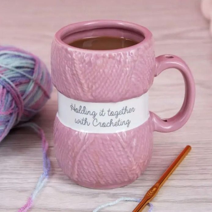 Mug - Holding it Together with Crocheting