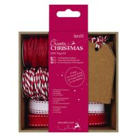 Create Christmas - Red Gift Tag Kit