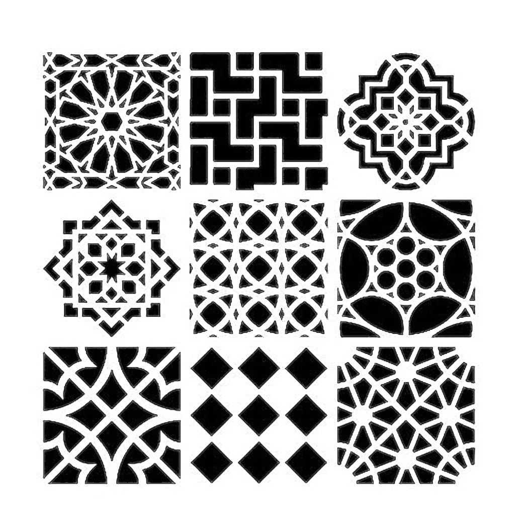 Stencil - Moroccan Tiles