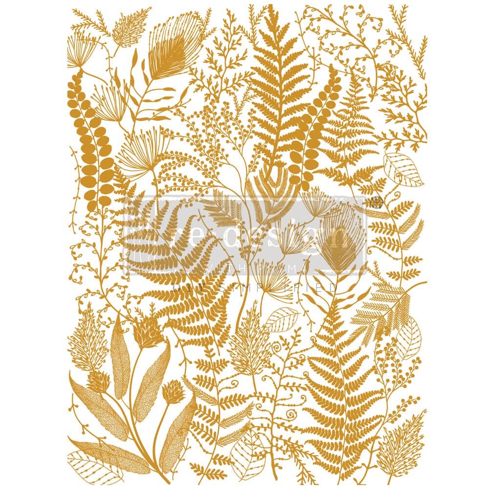 Decor Transfer / Gold Foil - Foliage Finese