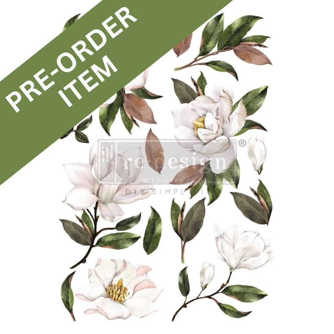 Pre-Order Decor Transfer - Magnolia Grandiflora