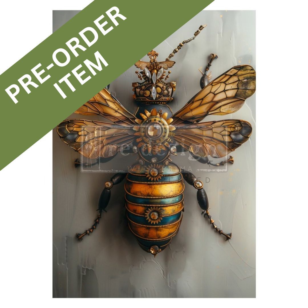 Pre-Order A1 Decoupage Fibre Paper - Gearspring Honeybee