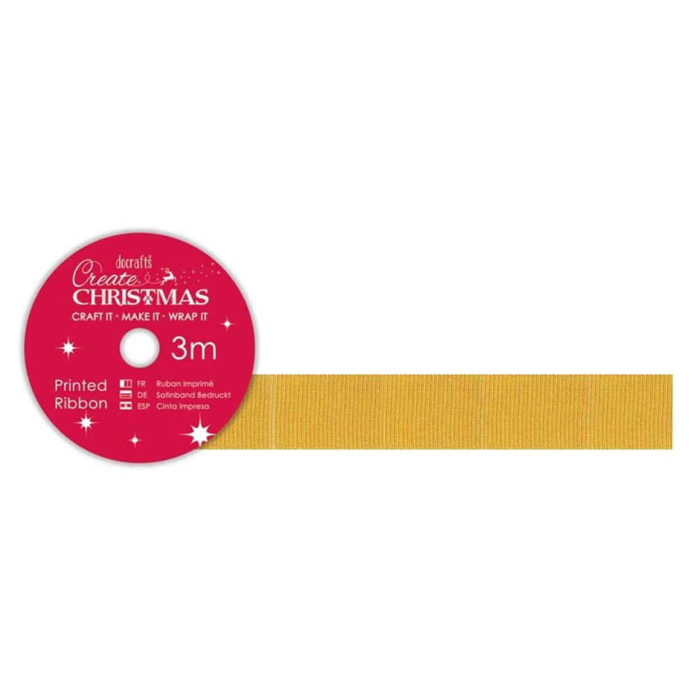 Ribbon - Gold Grosgrain