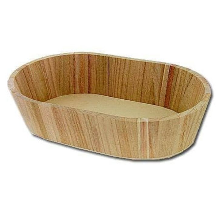 Oval Wooden Basket