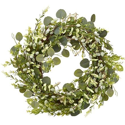 Wreath - Pussy Willow and Foliage