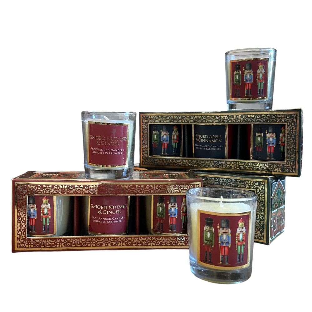 Nutcracker Candle Gift Set