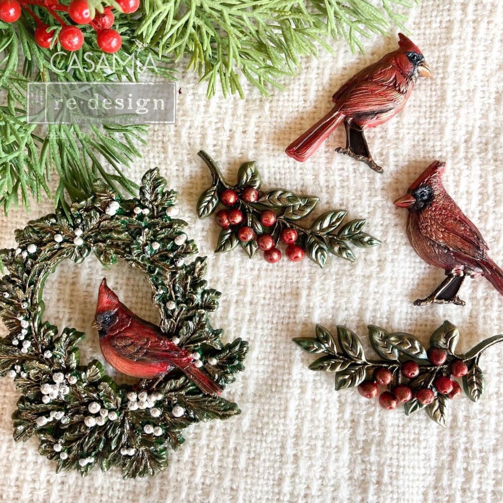 Decor Mould - Cardinal Cheer