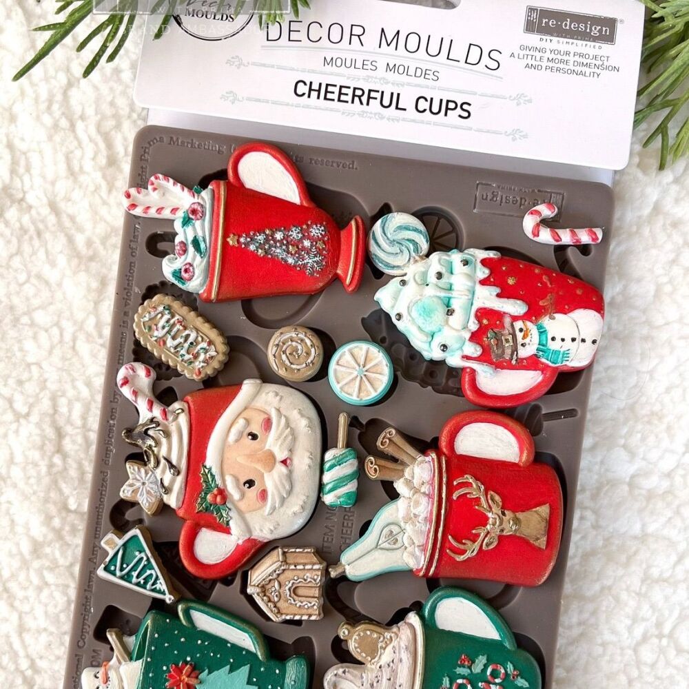 Decor Mould - Cheerful Cups