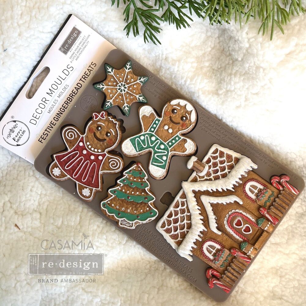 Decor Mould - Festive Gingerbread Treats