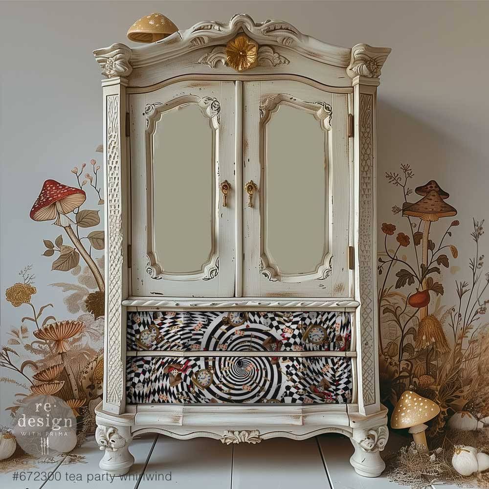Decoupage Tissue Paper - Tea Party Whirlwind