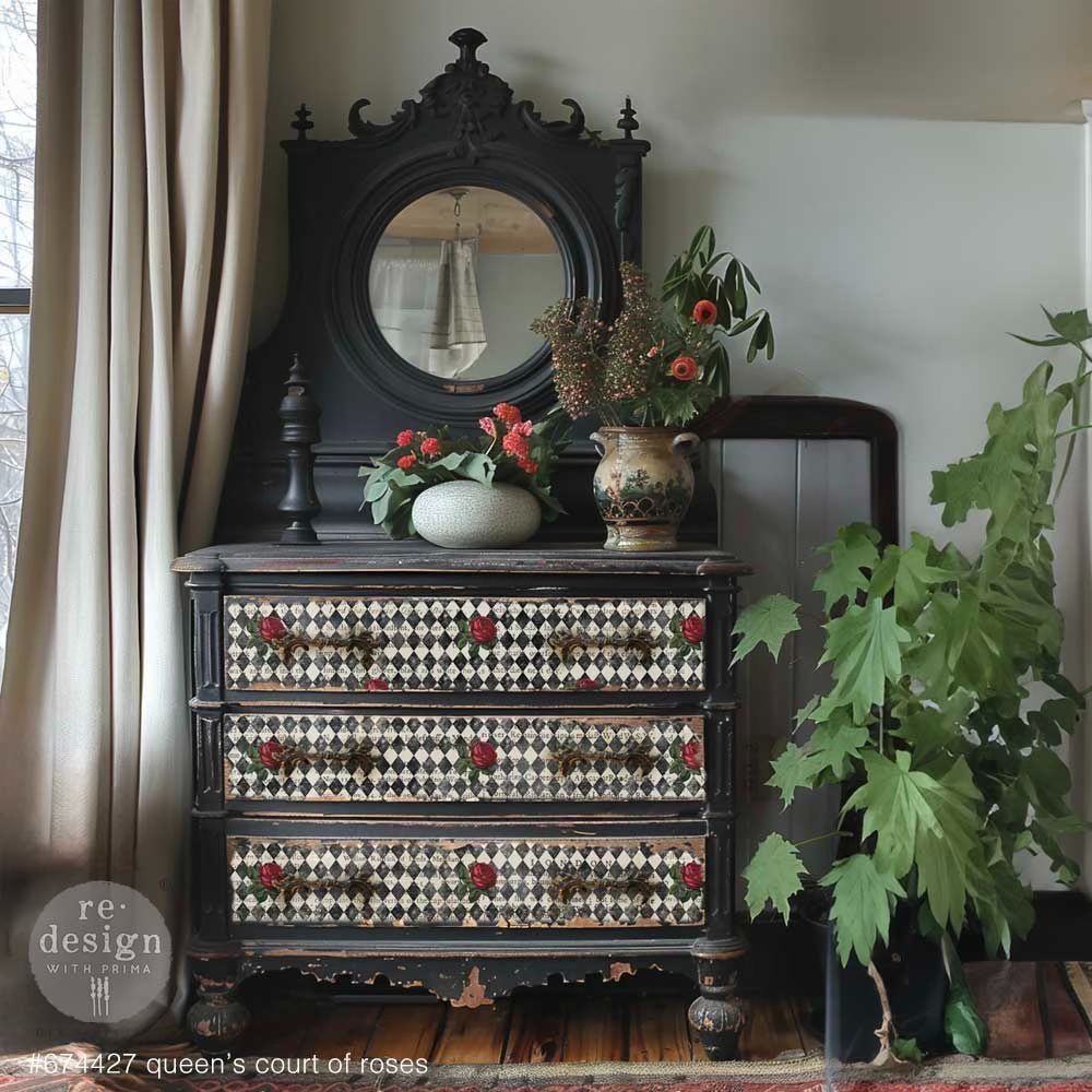 Decoupage Tissue Paper - Queen's Court of Roses