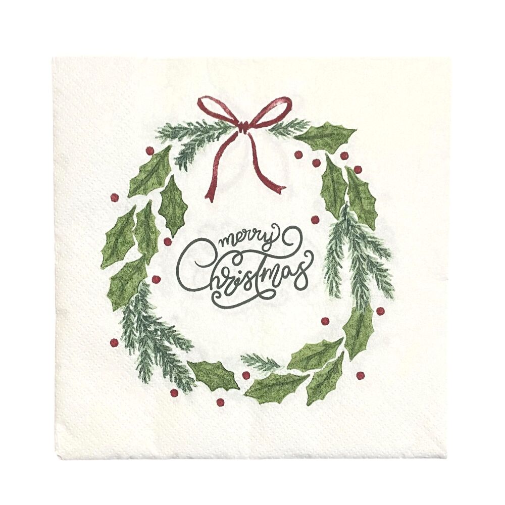 Christmas Napkins for Decoupage