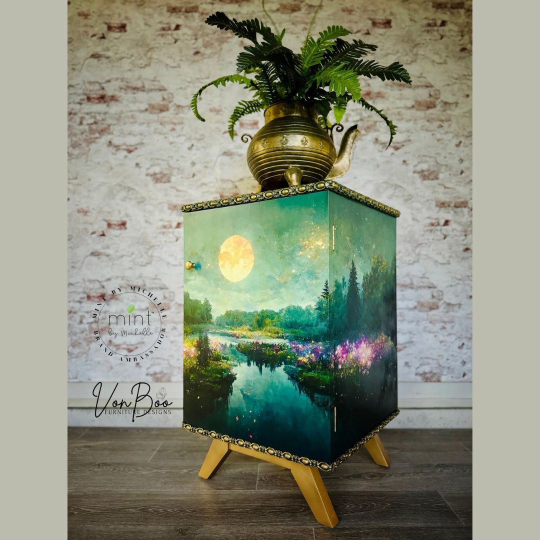 A1 Decoupage Paper - Moon River