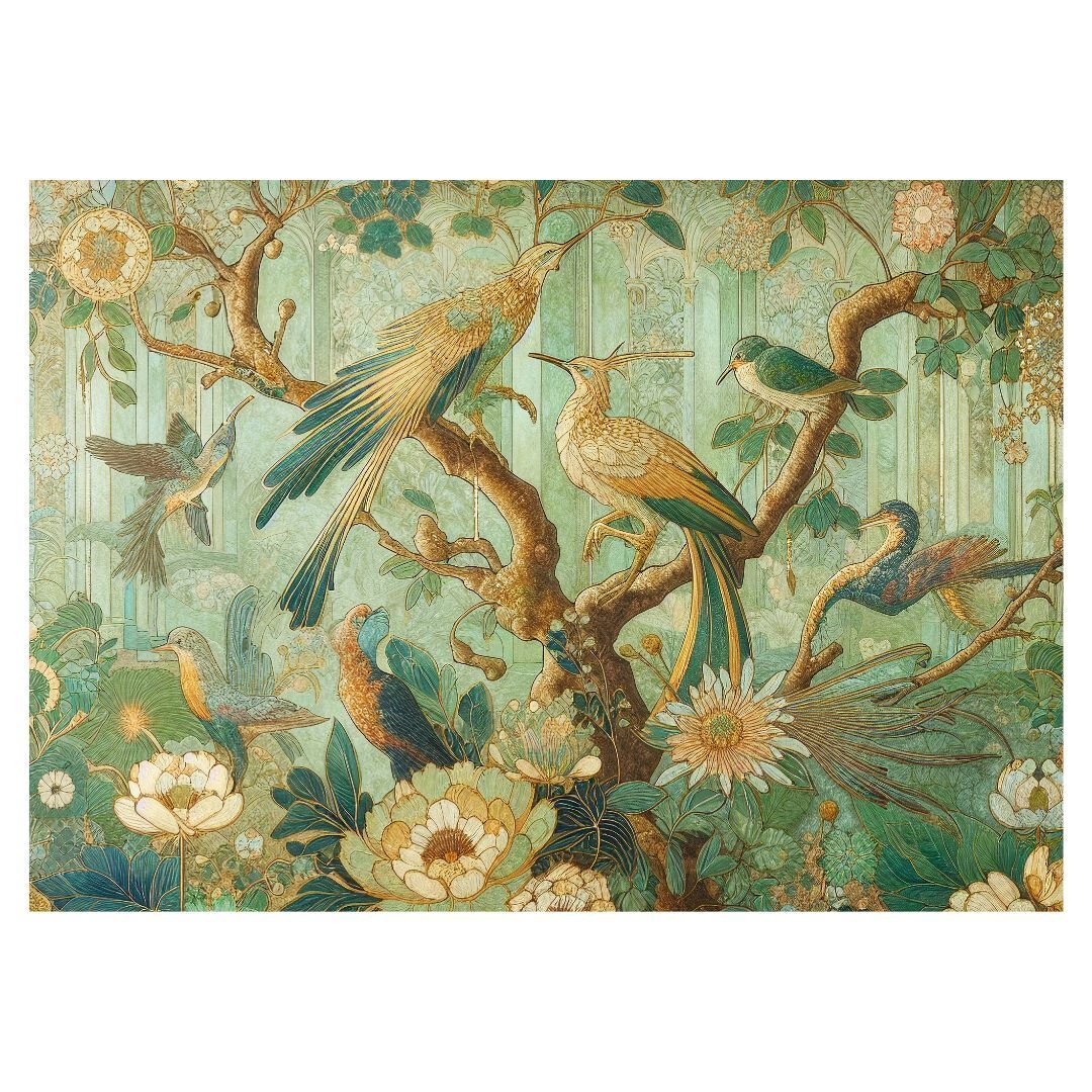 A1 Decoupage Paper Green - Tapestry