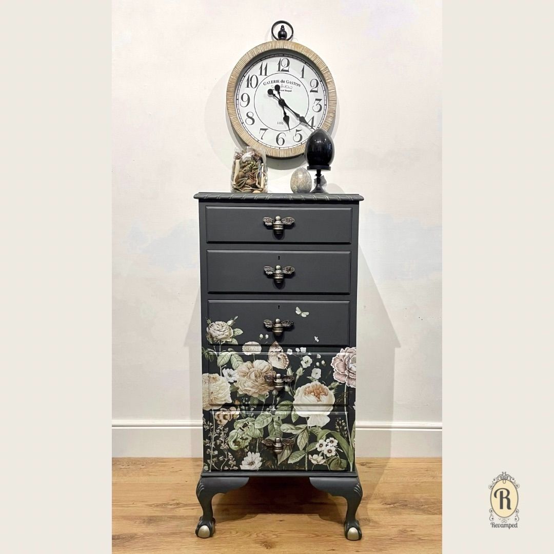 Vintage Floral Tallboy