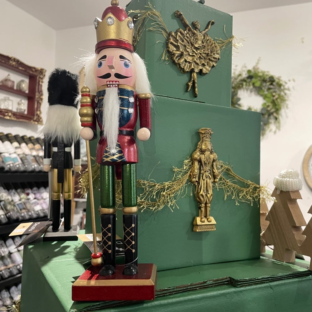 Christmas Gold Nutcracker Decoration