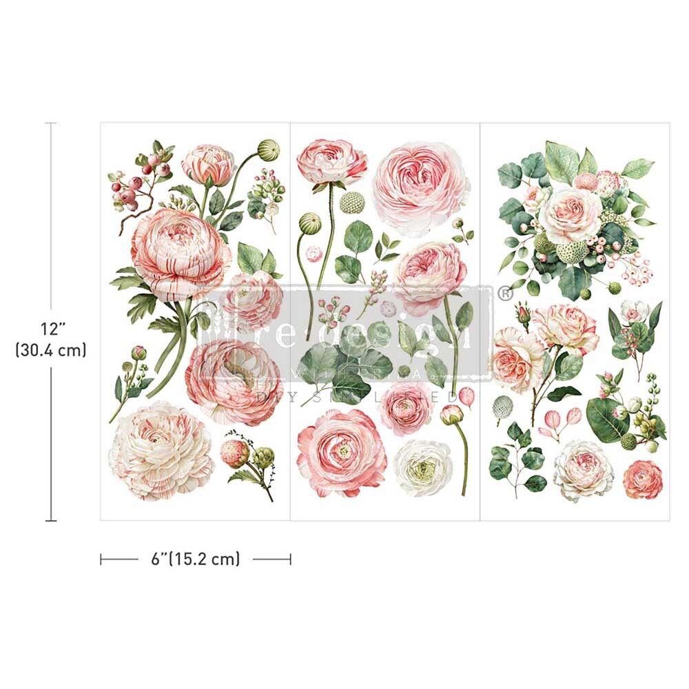 Decor Transfer - Blushing Blooms (Small)