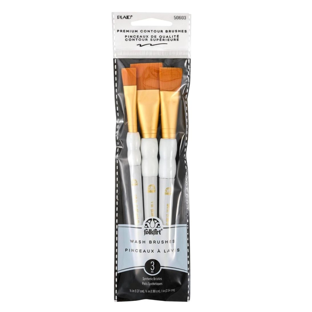 Brushes - FolkArt Wash Brushes (3pk)