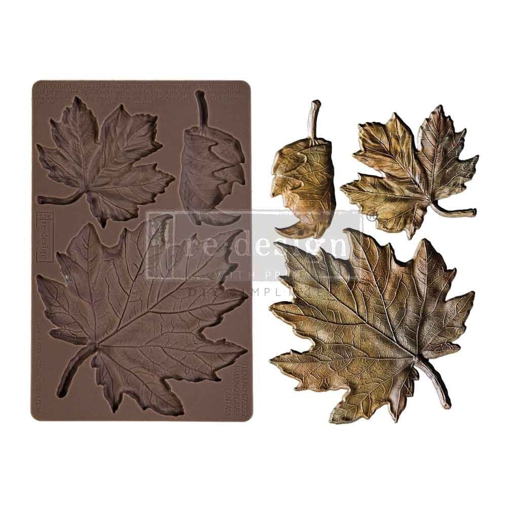 Decor Mould - Falling Leaves Fantasy