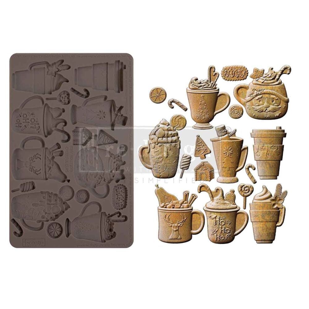 Decor Mould - Cheerful Cups