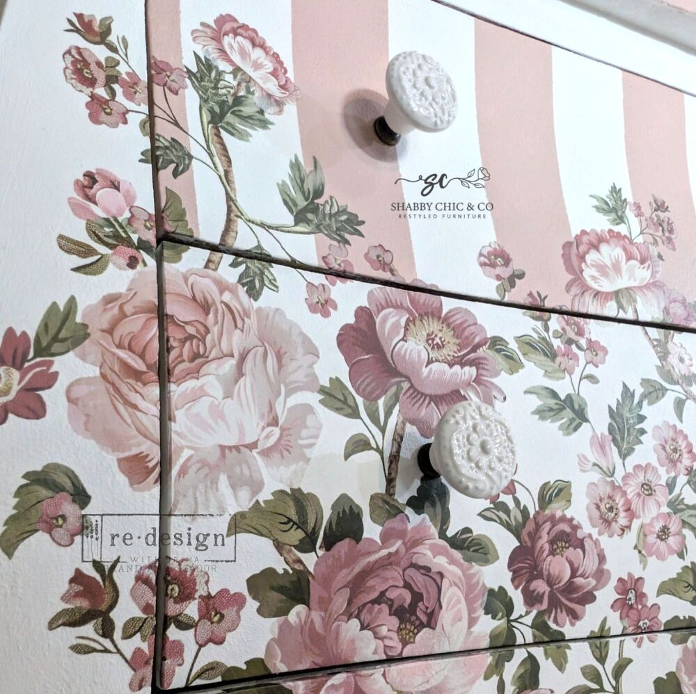 Decor Transfer - Blushing Blooms Symphony