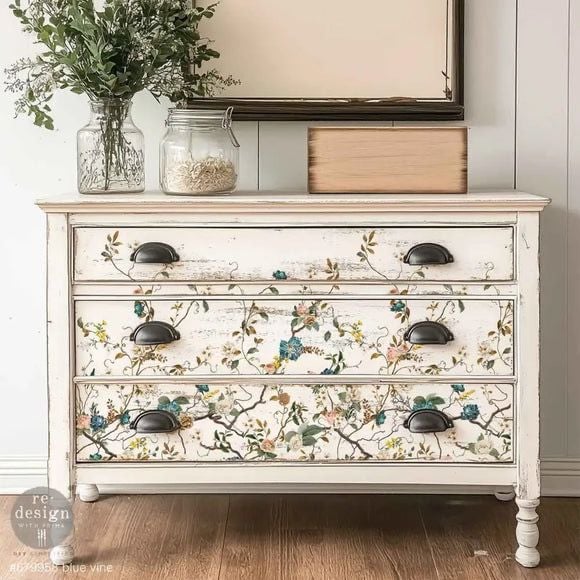 Decor Transfer - Blue Vine