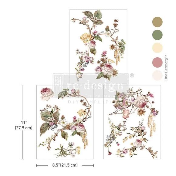 Decor Transfer - Rosette Royale (A4)