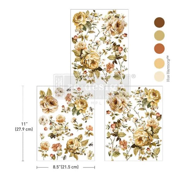 Decor Transfer - Belle Epoque Blooms (A4)
