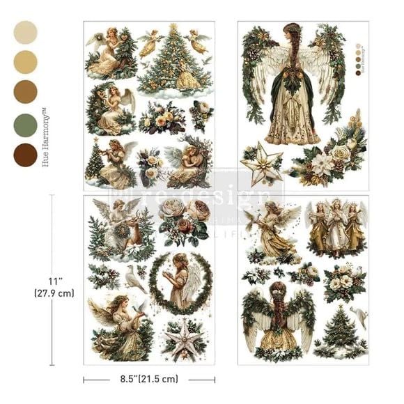 Decor Transfer - Heavenly Wings (A4)