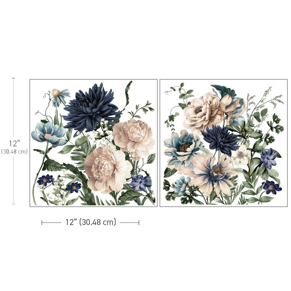 Decor Transfer - Cerulean Blooms (Maxi)