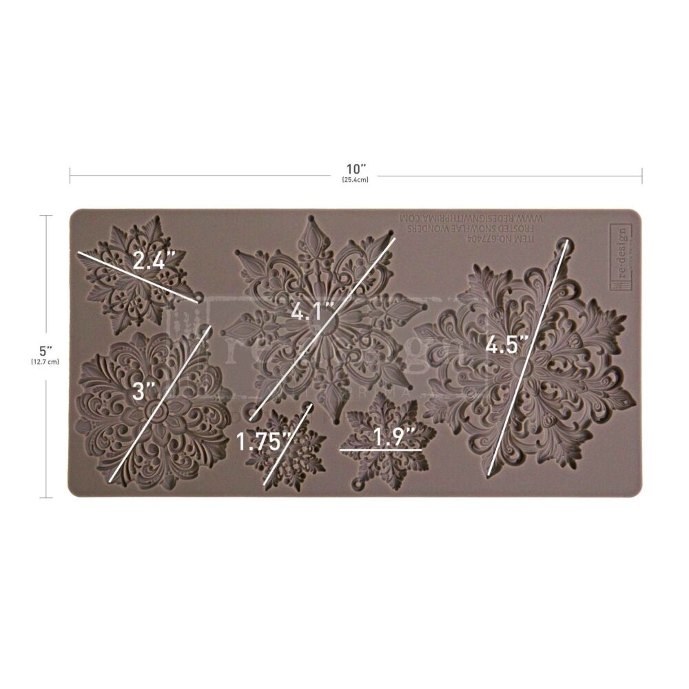 Decor Mould - Frosted Snowflake Wonders